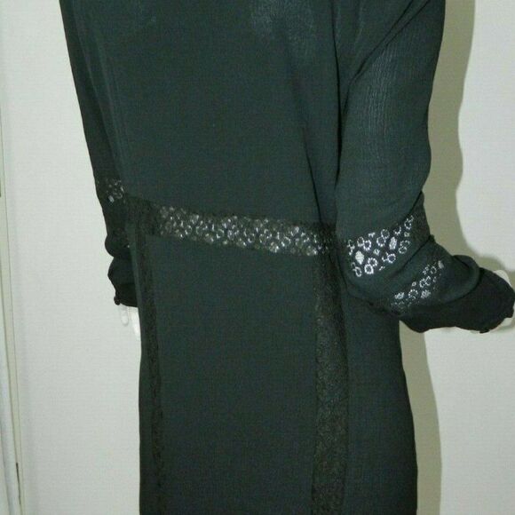 Anthropologie Current Air Black Boho Chic Tunic‎ - Picture 2 of 11